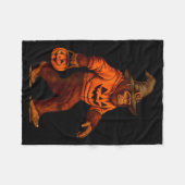 Bigfoot Halloween Trick Or Treat Sasquatch Costume Fleecedecke (Vorderseite (Horizontal))