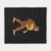 Bigfoot Halloween Trumpkin Pumpkin Classic Fleecedecke (Vorderseite (Horizontal))