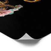 Bigfoot hat Bilder Poster (Ecke)