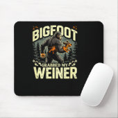 Bigfoot hat mein Würstchen lustiger Camping-Humor Mousepad (Mit Mouse)