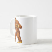 Bigfoot Heart Hands Funny Sasquatch Lover Valentin Kaffeetasse (Vorderseite Links)