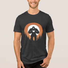 Bigfoot Heart Hands Tri-Blend Shirt
