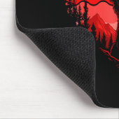 Bigfoot Heart Valentine's Day Boys Girls Kids Love Mousepad (Ecke)