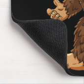 Bigfoot Heart Valentine's Day Boys Girls Kinder Sa Mousepad (Ecke)