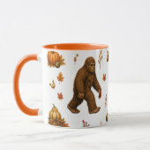 Bigfoot Herbsternte-Kürbismuster Tasse (Links)
