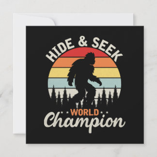 Bigfoot Hide and Seek World Champion