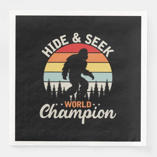Bigfoot Hide and Seek World Champion Serviette (Vorderseite)