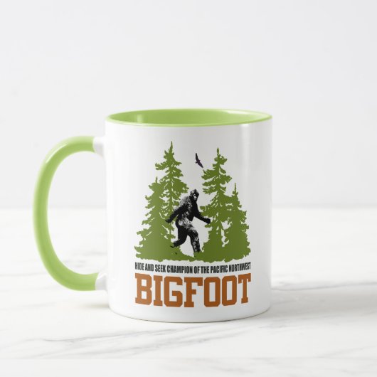 Bigfoot Hide und Seek Champion Pacific Nordwest Tasse (Links)