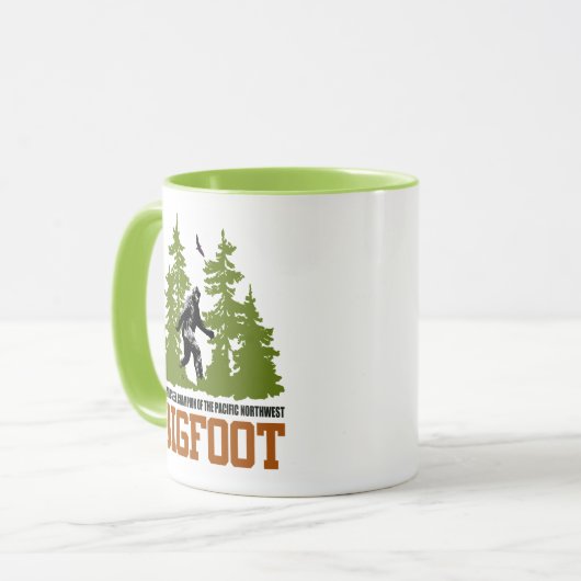 Bigfoot Hide und Seek Champion Pacific Nordwest Tasse (Vorderseite Links)