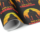 Bigfoot Hide und suchen Champion Funny Geschenkpapier (Rolleneckpunkt)