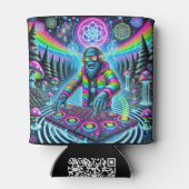 🚀 Bigfoot hob einfach seine Koozies auf! 🌌 Dosenkühler (Rückseite)