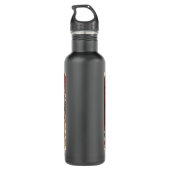 Bigfoot Höhle Edelstahlflasche (Rückseite)