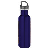 Bigfoot Höhle Edelstahlflasche (Rückseite)