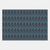 Bigfoot Holding Handstreifen Geschenkpapier Set (Vorderseite)