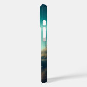 Bigfoot Howling am Mond Case-Mate iPhone Hülle (Rückseite / Links)