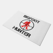 Bigfoot Hunter Funny Bigfoot Lover Fußmatte (Schrägansicht)
