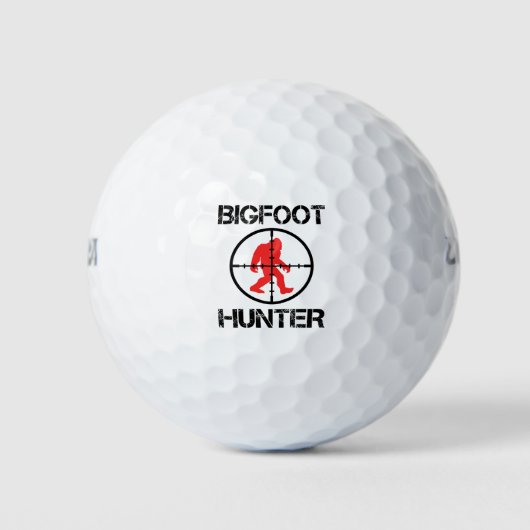 Bigfoot Hunter Funny Bigfoot Lover Golfball (Vorderseite)