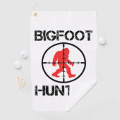 Bigfoot Hunter Funny Bigfoot Lover Golfhandtuch (Insitu)