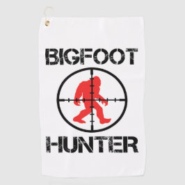 Bigfoot Hunter Funny Bigfoot Lover Golfhandtuch