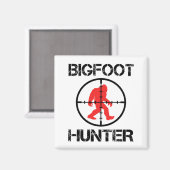 Bigfoot Hunter Funny Bigfoot Lover Magnet (Vorderseite/Rückseite)