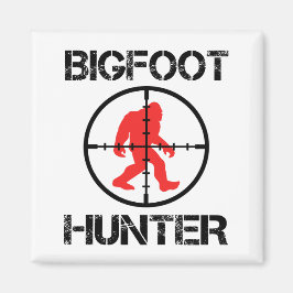 Bigfoot Hunter Funny Bigfoot Lover Magnet
