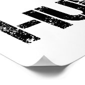 Bigfoot Hunter Funny Bigfoot Lover Poster (Ecke)