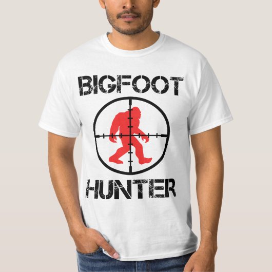 Bigfoot Hunter Funny Bigfoot Lover T-Shirt (Vorderseite)
