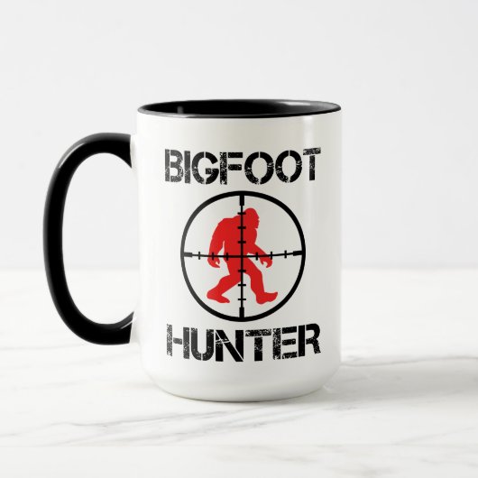 Bigfoot Hunter Funny Bigfoot Lover Tasse (Links)
