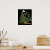 Bigfoot Hunter-Poster Poster (Küche)