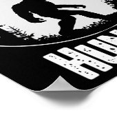 Bigfoot Hunter Sasquatch Funny Spaß Poster (Ecke)