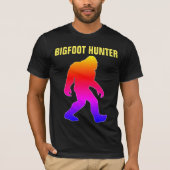 BIGFOOT HUNTER Schwarze T - Shirt (Vorderseite)