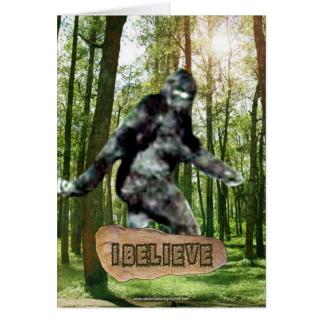 Bigfoot I glaube Card (Vorne)