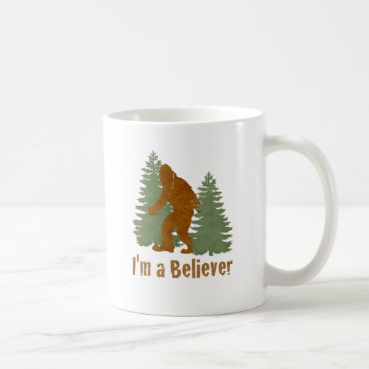 Bigfoot - Ich bin ein Gläubiger Kaffeetasse (Rechts)
