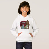BIGFOOT, "Ich glaube an dich" Kinderhuhn Hoodie (Vorne ganz)