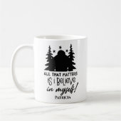Bigfoot Ich glaube an mich selbst Kaffeetasse (Links)