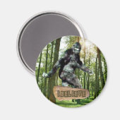 Bigfoot Ich glaube Magnet (Vorderseite/Rückseite)