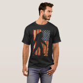 Bigfoot Ich glaube Sasquatch American Silhouette T-Shirt (Vorne ganz)