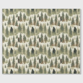 Bigfoot im Wald Geschenkpapier (Flach)