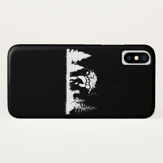 Bigfoot im Wald Sasquatch Yeti Case-Mate iPhone Hülle (Rückseite (Horizontal))