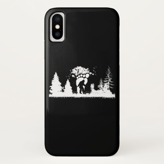 Bigfoot im Wald Sasquatch Yeti Case-Mate iPhone Hülle (Rückseite)