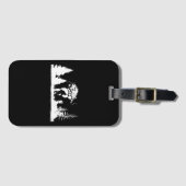 Bigfoot im Wald Sasquatch Yeti Gepäckanhänger (Vorderseite (Horizontal))