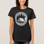 Bigfoot im Wald Sasquatch Yeti T-Shirt (Vorderseite)