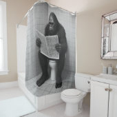 Bigfoot in der Badewanne Funny Dusche Vorhang (Beispiel)