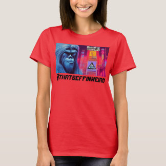 Bigfoot in der Stadt der Zukunft T-Shirt