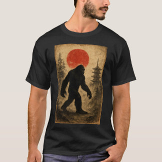 Bigfoot in Japan – Vintage-Japanischer Sasquatch T-Shirt
