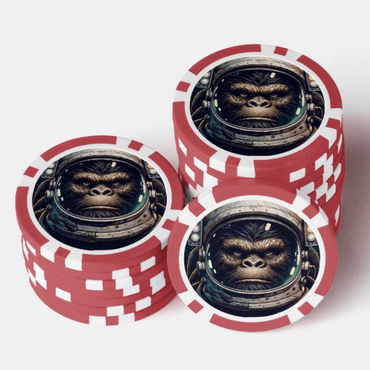 Bigfoot in Orbit - Legendäre Spiele Pokerchips (Stapel)