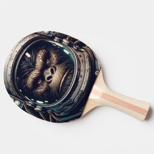 Bigfoot in Orbit - Legendäre Spiele Tischtennis Schläger (Seitenansicht)