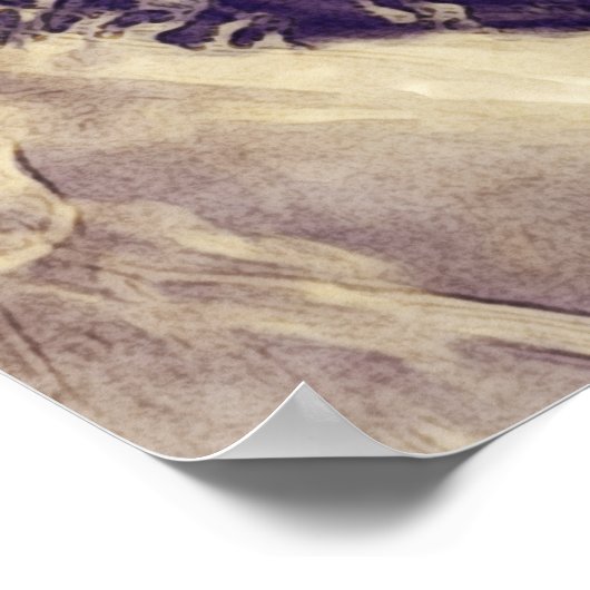 Bigfoot in Shades Poster (Ecke)