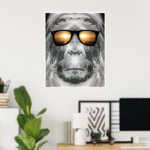 Bigfoot in Shades Poster (Heimbüro)