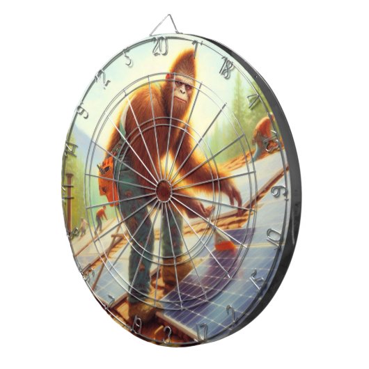 Bigfoot Installation von Solarmodulen Dartscheibe (Vorderseite rechts)